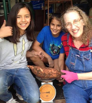 A 4 pound sweet potato!