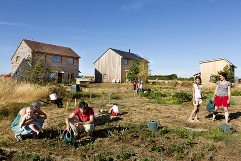 Plessis residents tend the garden