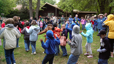 Dancing on the farm