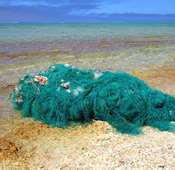 Plastic fishing nets
