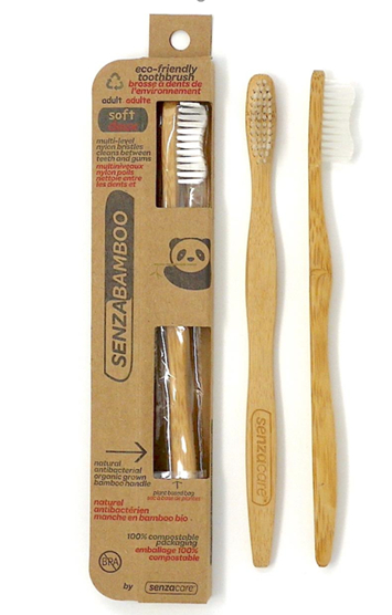 Senza bamboo toothbrushes