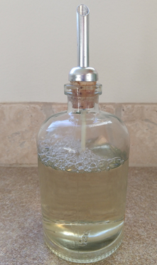 glass soap dispenser