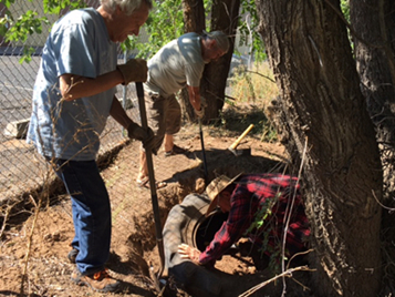 Finding buried treasure