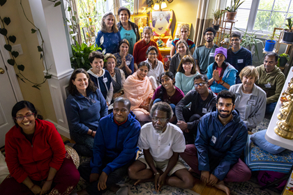 Nature and Yoga Day Workshop participants